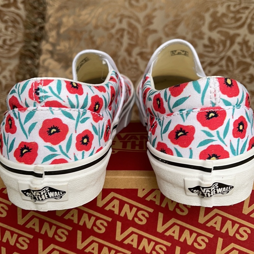 Vans Classic Slip-On Flowers/True White WMNS - Picture 14 of 16